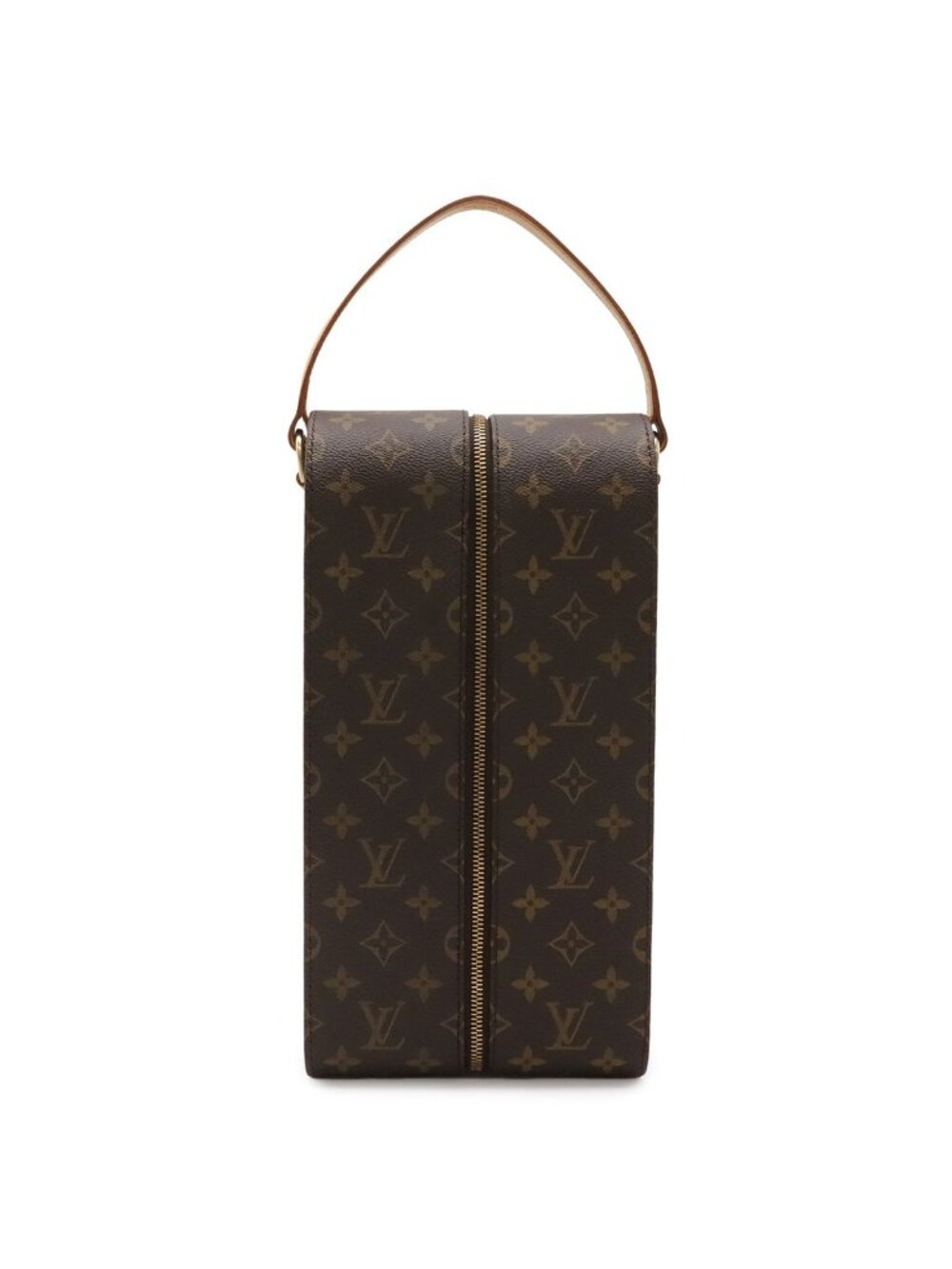 Louis Vuitton Monogram Wine Carrier Bag Handbag Bottle Case Golf Cup Japan